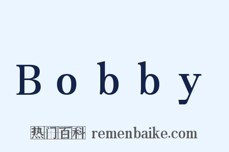 Bobby是什么意思的图片